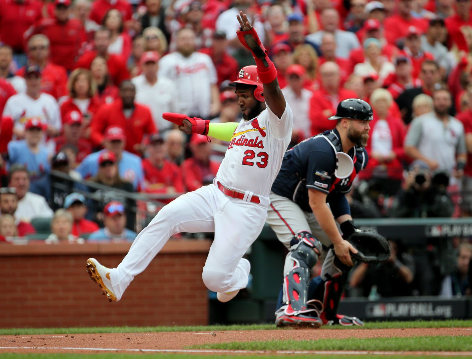 Atlanta Braves vs St. Louis Cardinals, Game 3 NLDS in St. Louis